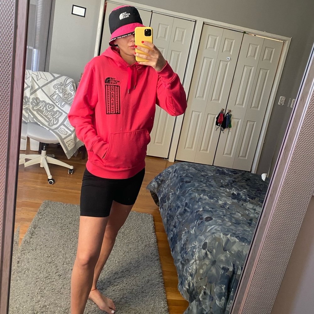 The North Face sweatshirt